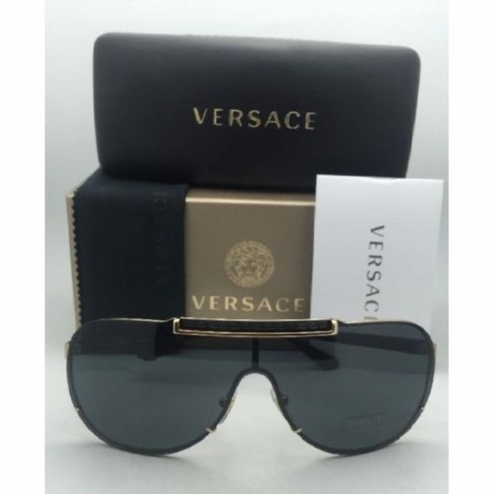NWT Authentic Versace Mens Metal Sunglasses - Picture 2 of 4